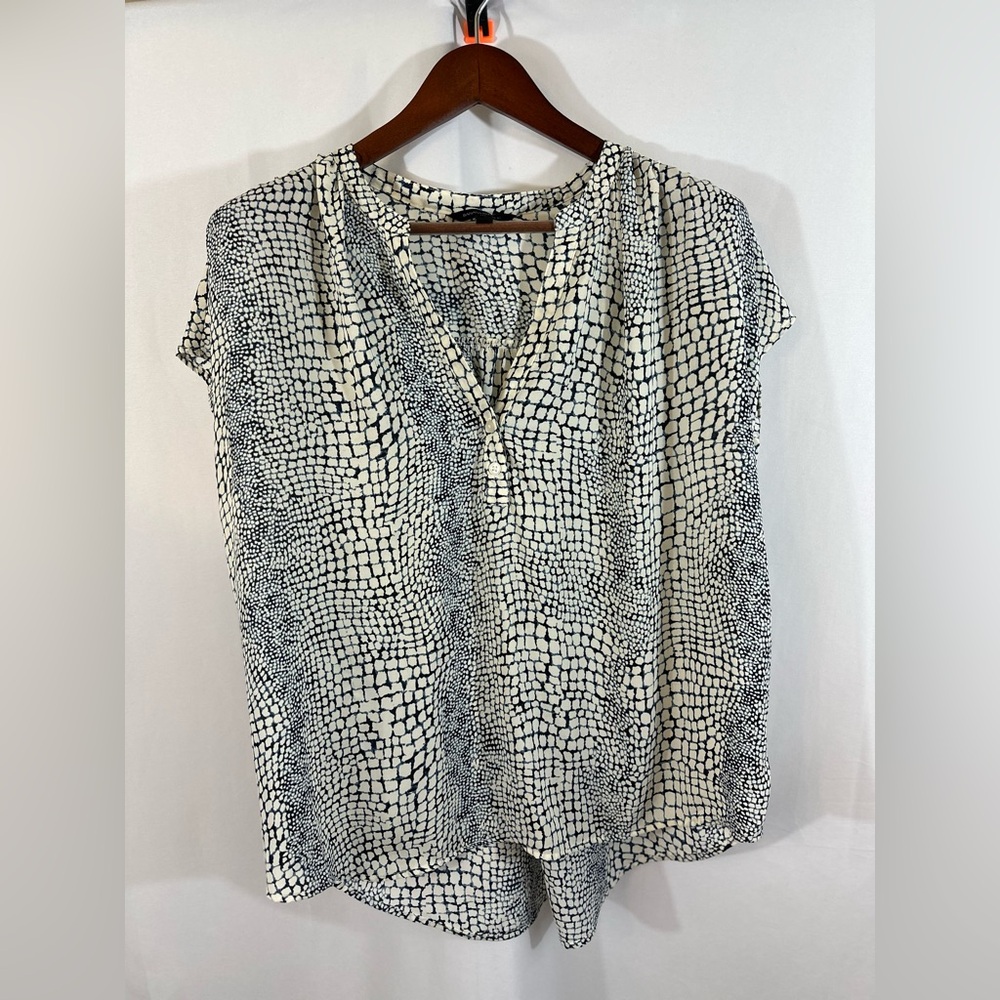 Banana Republic Blouse Top Short Sleeve sz XL